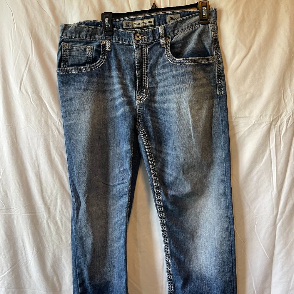 BKE Denim TYLER STRAIGHT Mens Jeans 36R